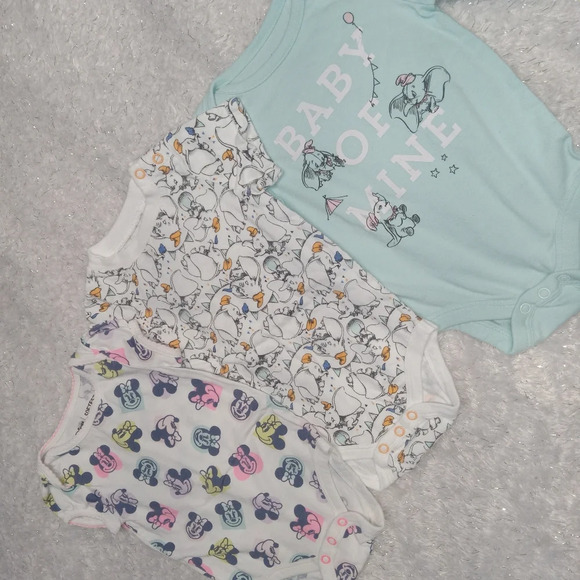Disney Jumping Beans 3pc Onsie Bundle size 6M - Picture 2 of 4